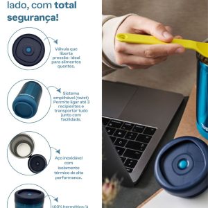 Termo metálico 350ml